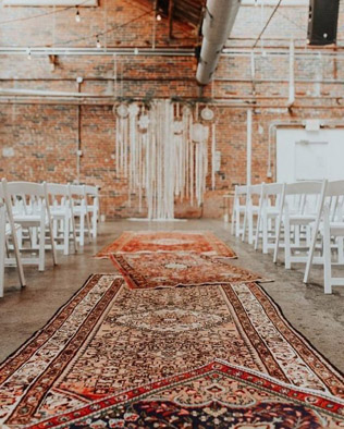 Осенний декор на свадьбу 