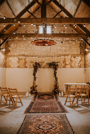 Осенний декор на свадьбу 