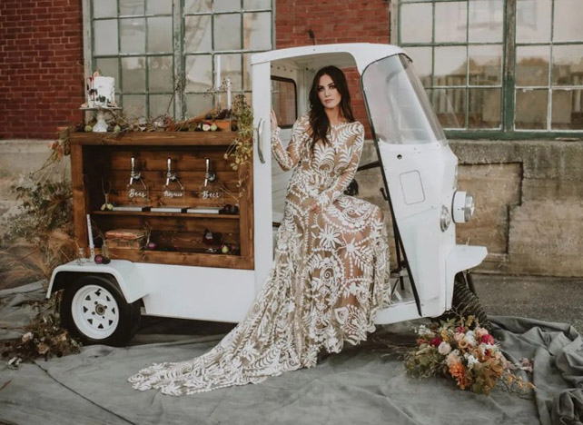 Осенний декор на свадьбу 