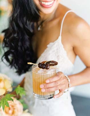 Осенний декор на свадьбу 