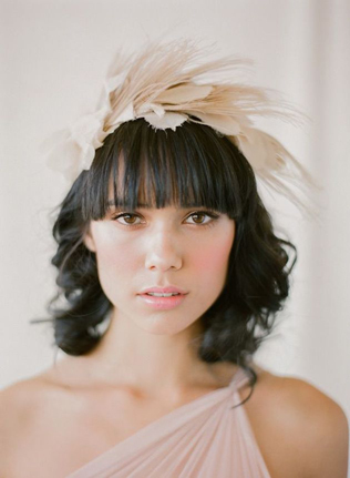 45 свадебных причесок для коротких волос  