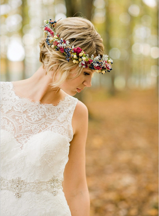 45 свадебных причесок для коротких волос  