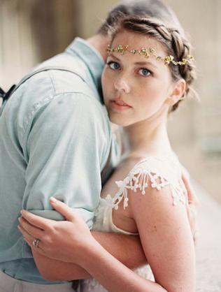 45 свадебных причесок для коротких волос  