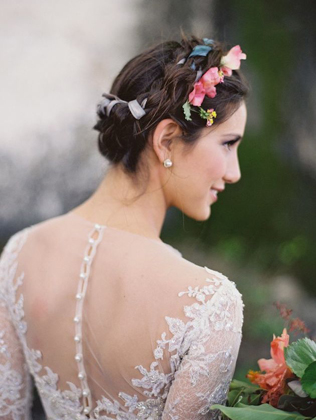 45 свадебных причесок для коротких волос  