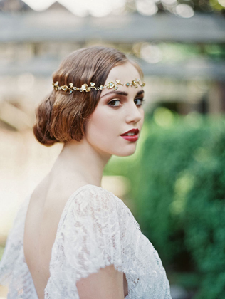 45 свадебных причесок для коротких волос  