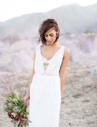 45 свадебных причесок для коротких волос  