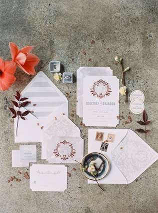 45 самых красивых приглашений для осенней свадьбы 