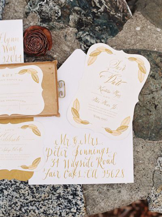 45 самых красивых приглашений для осенней свадьбы 