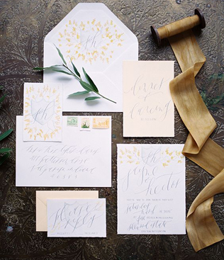 45 самых красивых приглашений для осенней свадьбы 