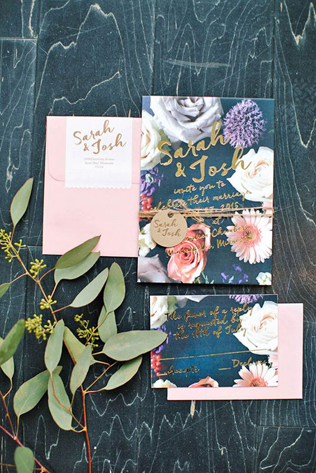 45 самых красивых приглашений для осенней свадьбы 