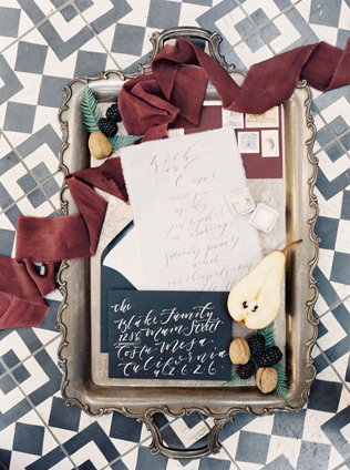 45 самых красивых приглашений для осенней свадьбы 