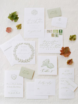 45 самых красивых приглашений для осенней свадьбы 