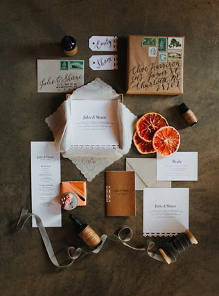 45 самых красивых приглашений для осенней свадьбы 