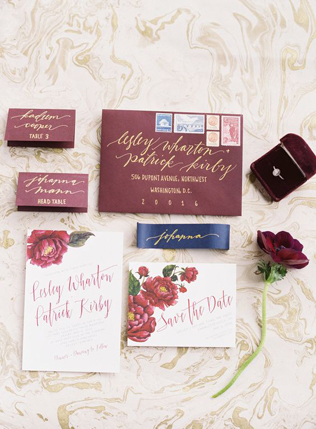 45 самых красивых приглашений для осенней свадьбы 