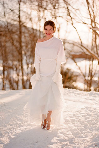 свадебное платье с длинными рукавами