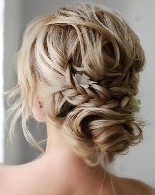 46 причесок для зимнего образа невесты 