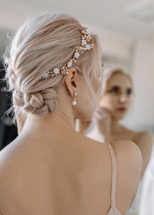 46 причесок для зимнего образа невесты 