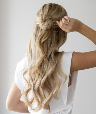 46 причесок для зимнего образа невесты 