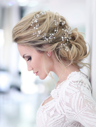 46 причесок для зимнего образа невесты 