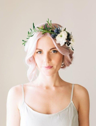 46 причесок для зимнего образа невесты 