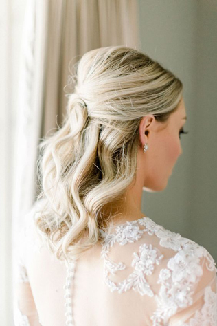 46 причесок для зимнего образа невесты 