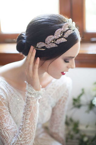 46 причесок для зимнего образа невесты 