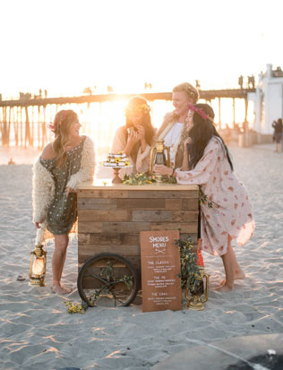 летний девичник, пляжная вечеринка 