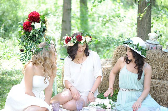 летний девичник, пикник на природе 