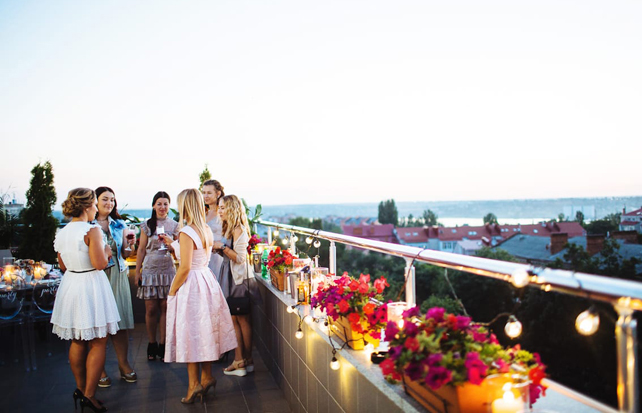 летний девичник на крыше 