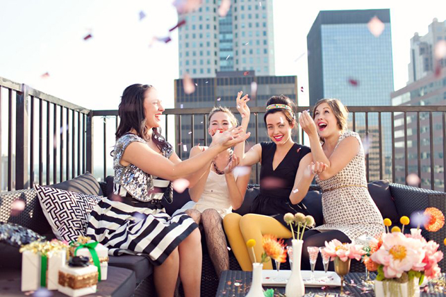 летний девичник на крыше 
