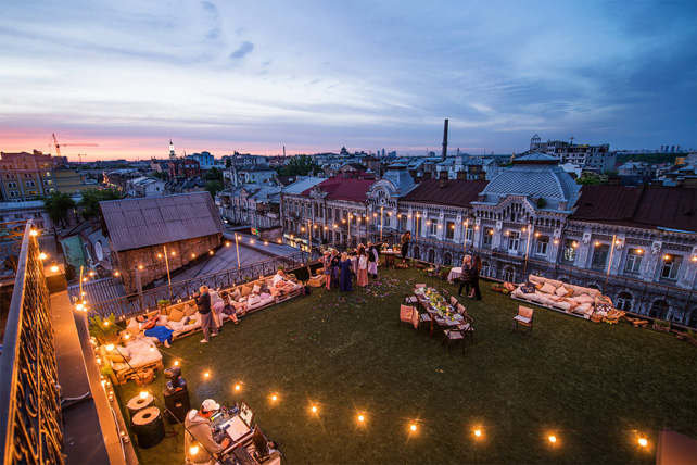 летний девичник на крыше 