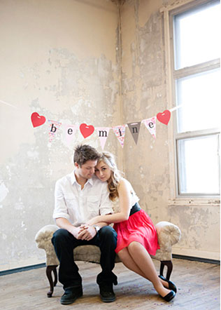 романтическая фотосессия ко Дню Святого Валентина