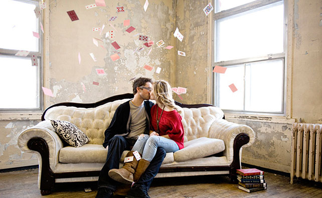 романтическая фотосессия ко Дню Святого Валентина