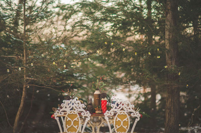 зимняя фотосессия лав стори, пикник на свежем воздухе