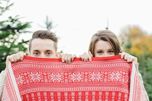 зимняя фотосессия лав стори, зимняя сказка