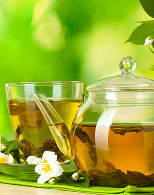 5 напитков для похудения, зелёный чай