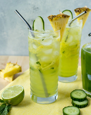 Огуречно-ананасовый кулер