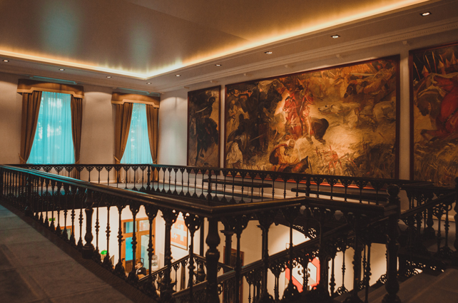 где провести официальную выездную регистрацию в Москве осенью и зимой, особняк на Волхонке