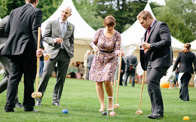 крокет на свадьбе