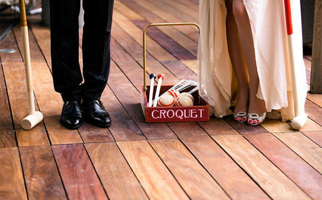 крокет на свадьбе