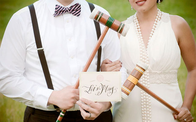 крокет на свадьбе
