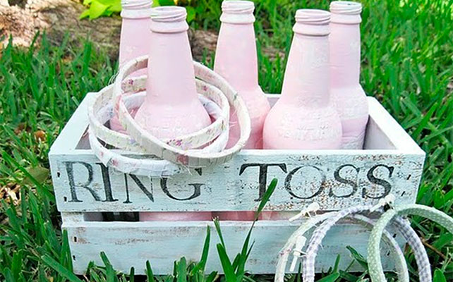 игра бросание колец на свадьбе