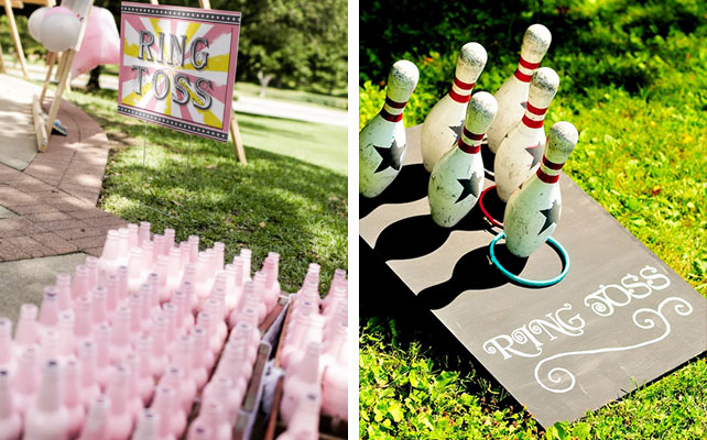 игра бросание колец на свадьбе