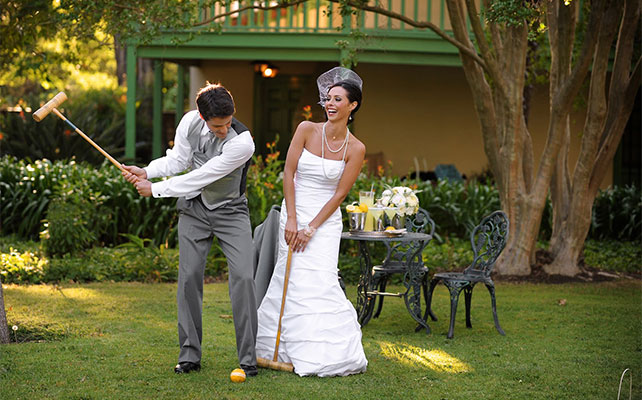 крокет на свадьбе