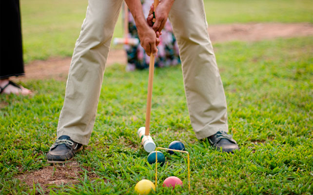 крокет на свадьбе