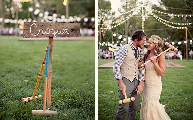 крокет на свадьбе