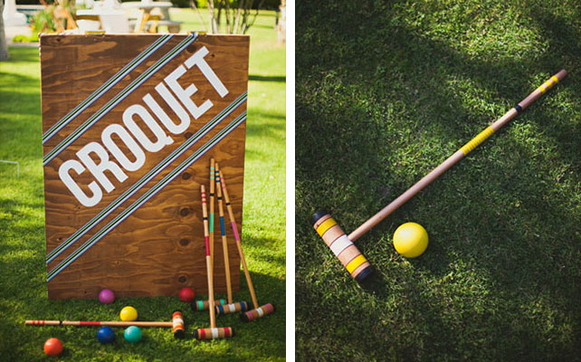 крокет на свадьбе