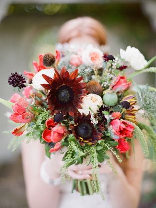 Осенняя свадьба: 50 букетов невесты 