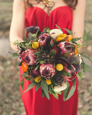 Осенняя свадьба: 50 букетов невесты 