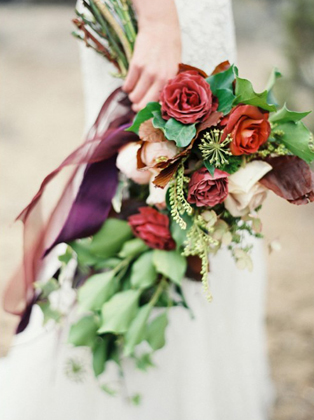 Осенняя свадьба: 50 букетов невесты 